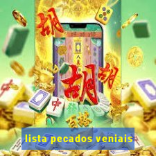 lista pecados veniais